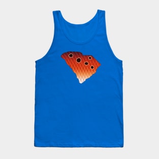 South Carolina Redfish Colors Red Drum Inspired Color Pattern Tank Top